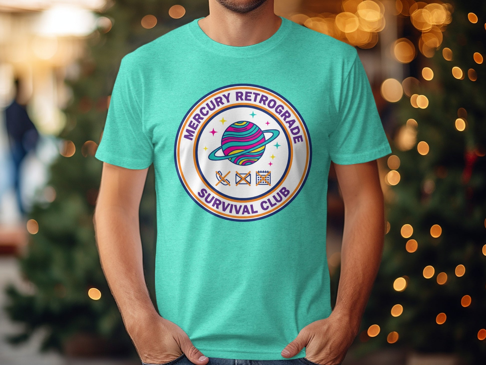 Mercury Retrograde Survival Club Graphic Tee