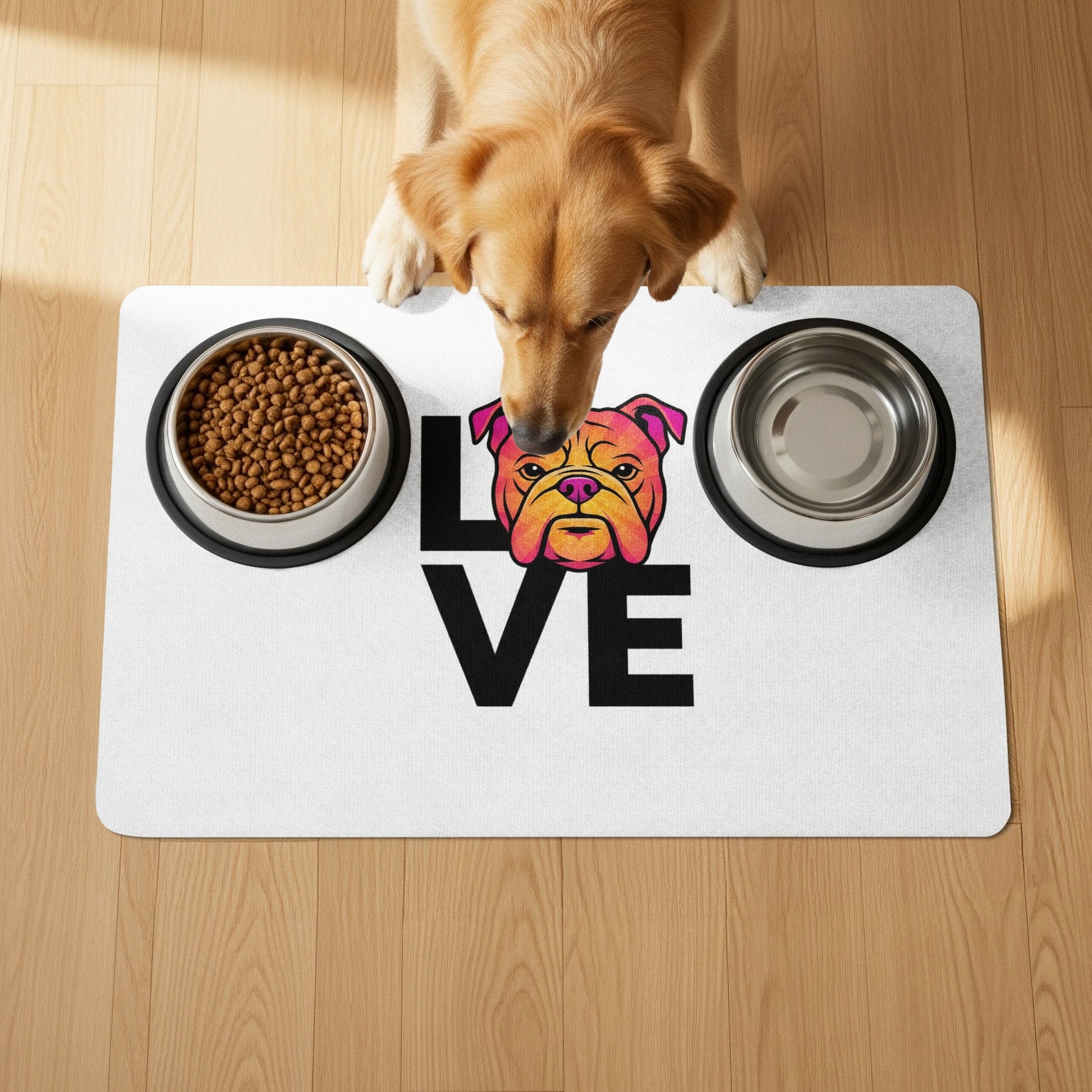 Love Dog Food and Water Bowl Placemat product