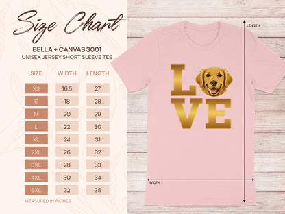 Love Dog Graphic Unisex Jersey Short Sleeve Tee product type