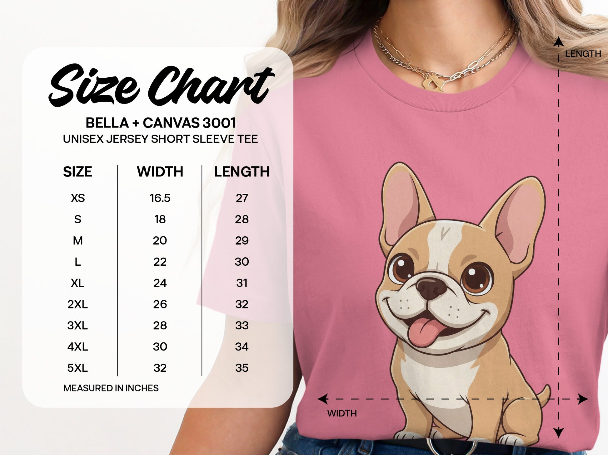 Cute French Bulldog Graphic Short Sleeve Tee product