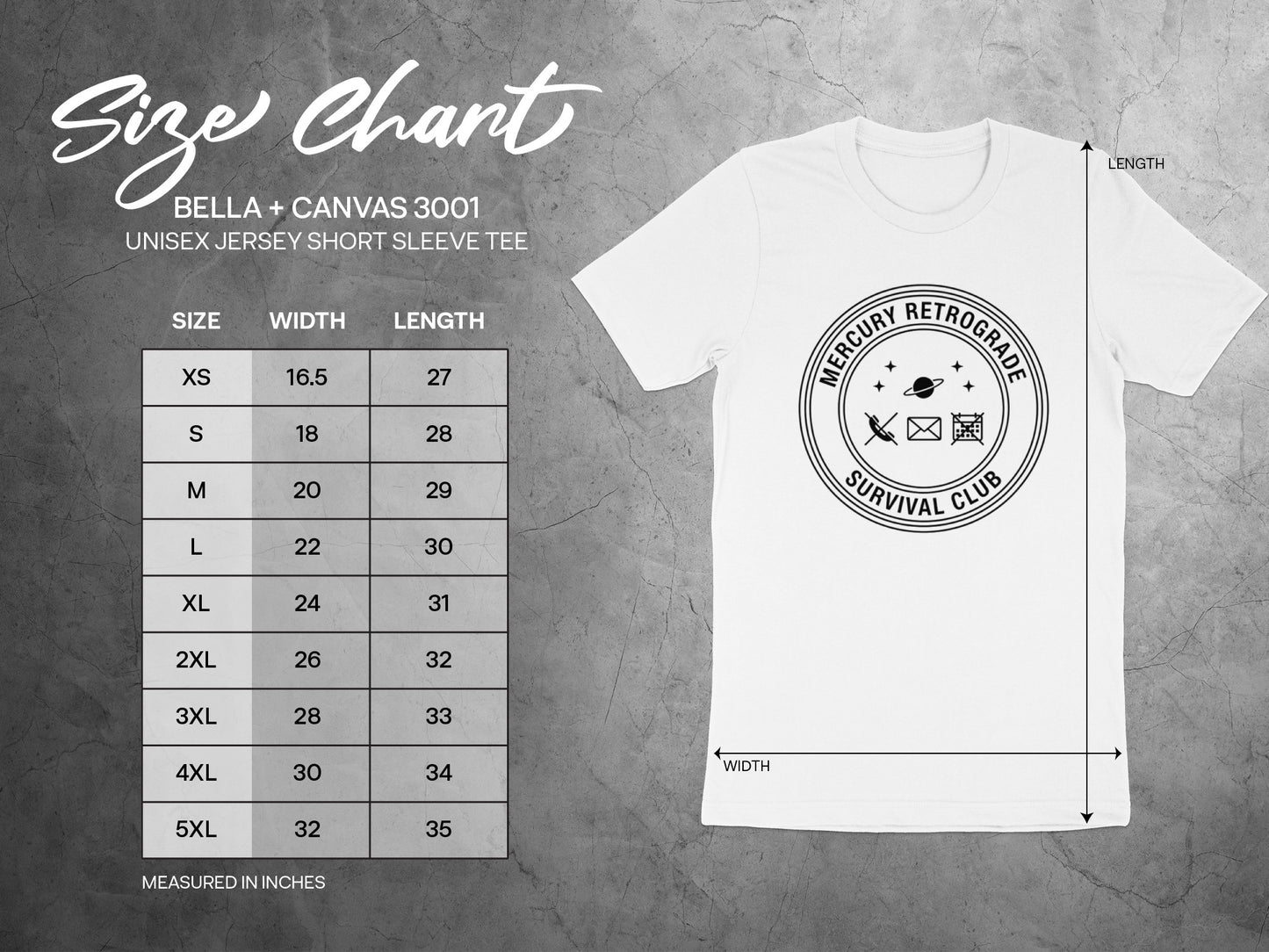 Mercury Retrograde Survival Club Unisex Tee