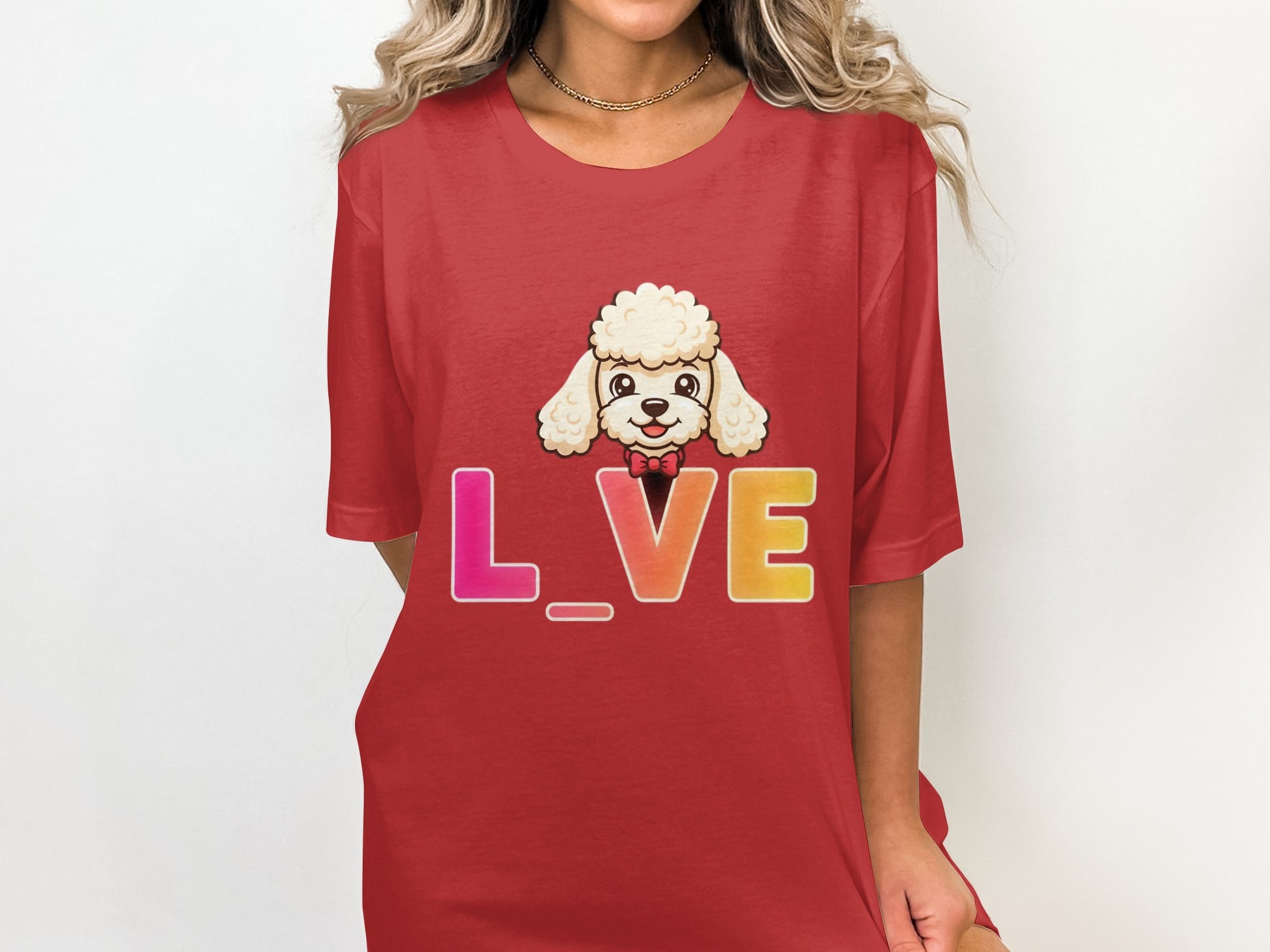 Cute Puppy Love Design Graphic Tee Shirt product