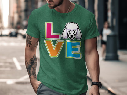 Love Dog Graphic Printed T-shirt Casual Wear product