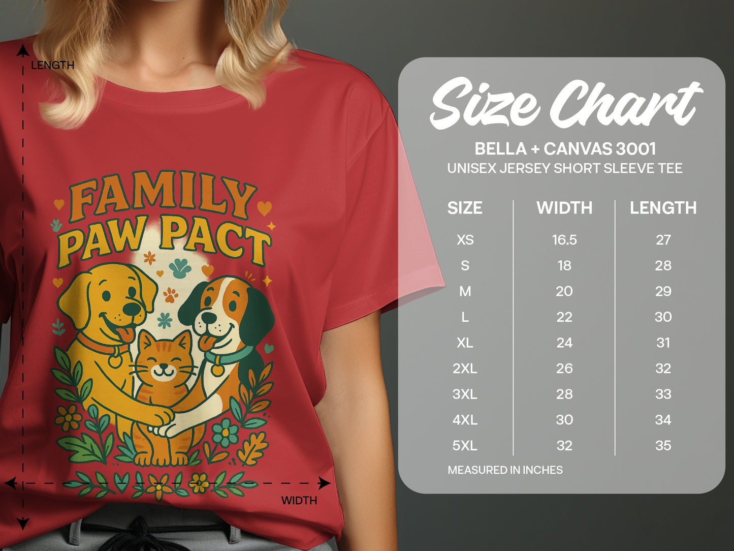 Family Paw Pact Unisex Jersey Short Sleeve Tee product