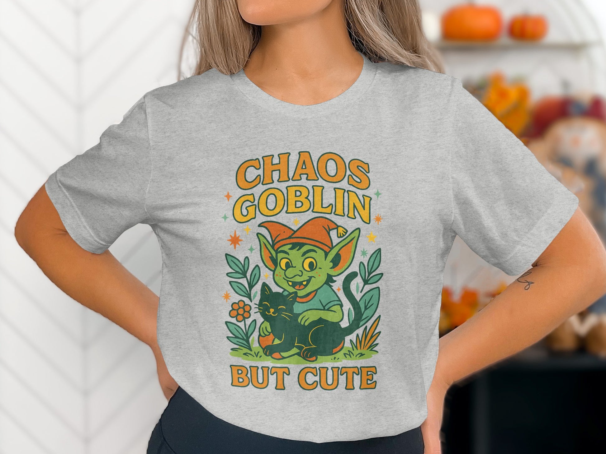 Chaos Goblin But Cute Graphic Tee Shirt Product