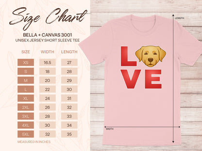 Dog Love Graphic Unisex Jersey Short Sleeve Tee product