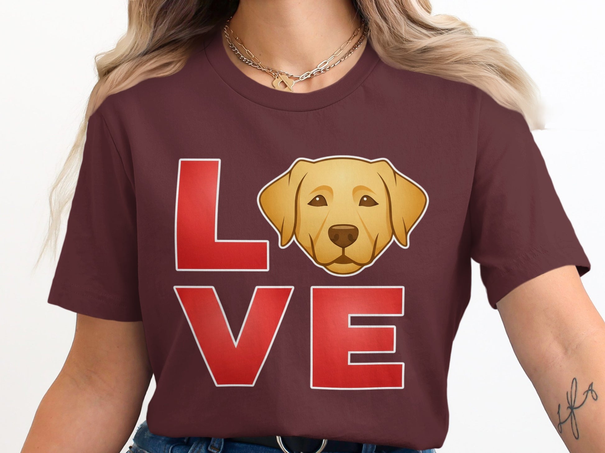Love Dog Graphic Shirt with Labrador Design product