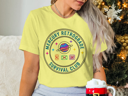 Mercury Retrograde Survival Club Graphic Tee