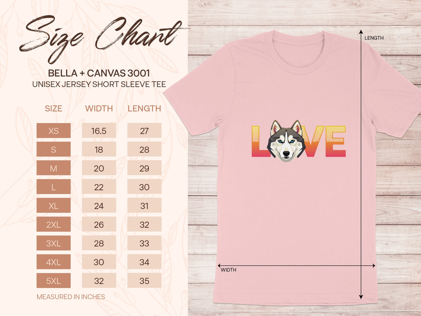 Pink T-Shirt with Husky Graphic Design product type