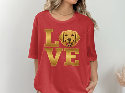 Golden Retriever Love Graphic T-Shirt product type