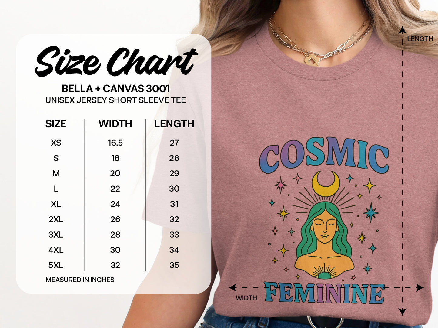 COSMIC FEMININE Unisex Jersey Short Sleeve Tee product