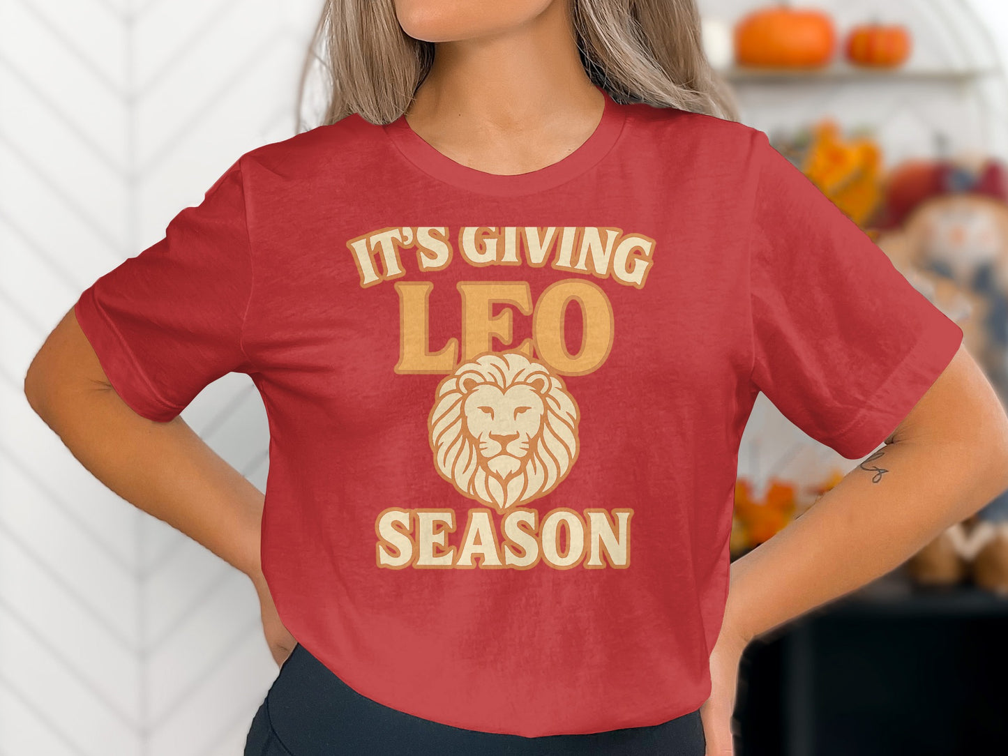It's Giving Leo Season Graphic T-shirt product type