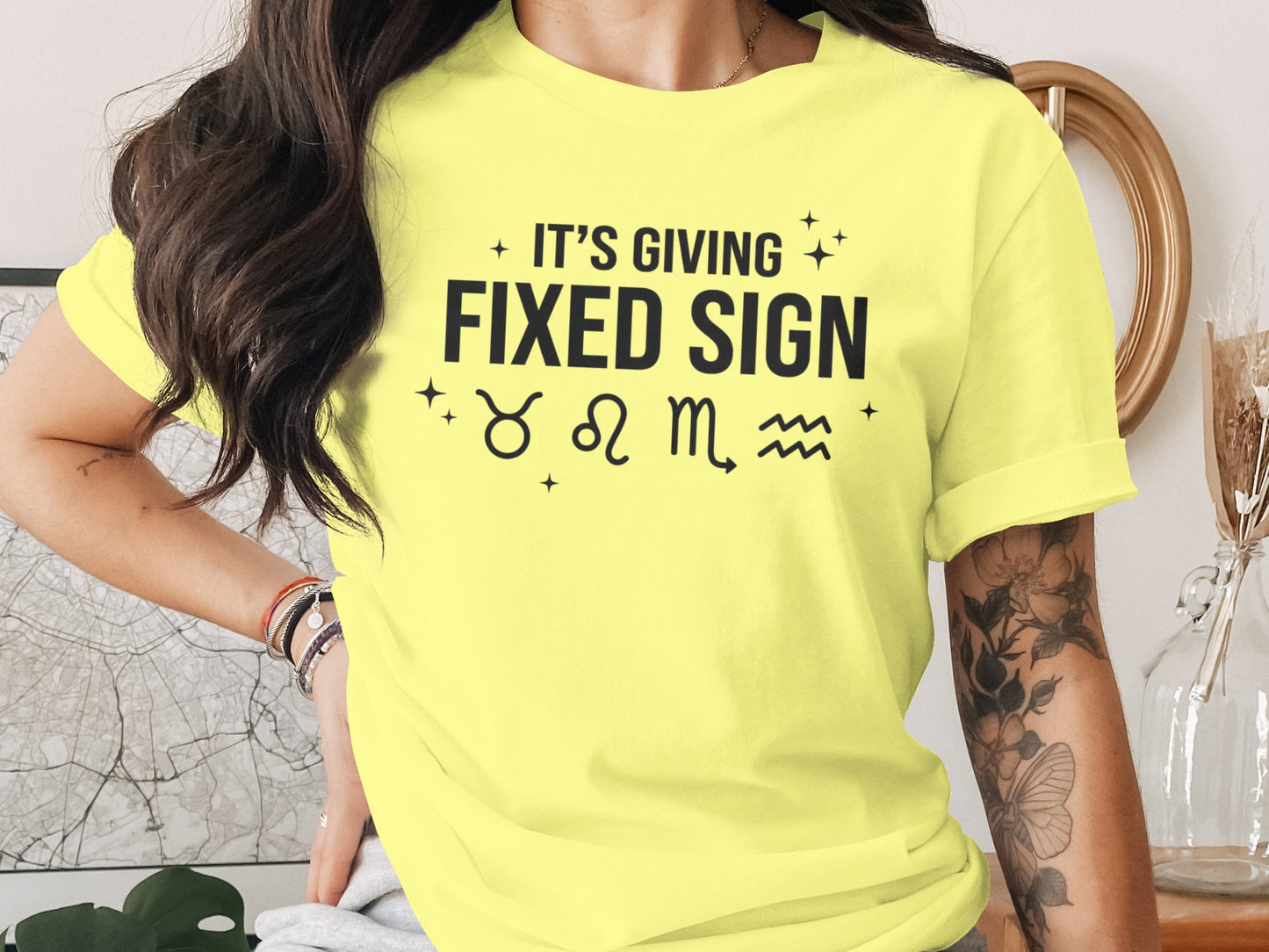 It's Giving Fixed Sign Graphic T-Shirt
