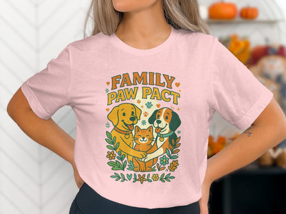 Family Paw Pact Cute Graphic T-Shirt Apparel product