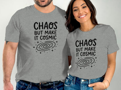 Chaos But Make It Cosmic Printed Shirt