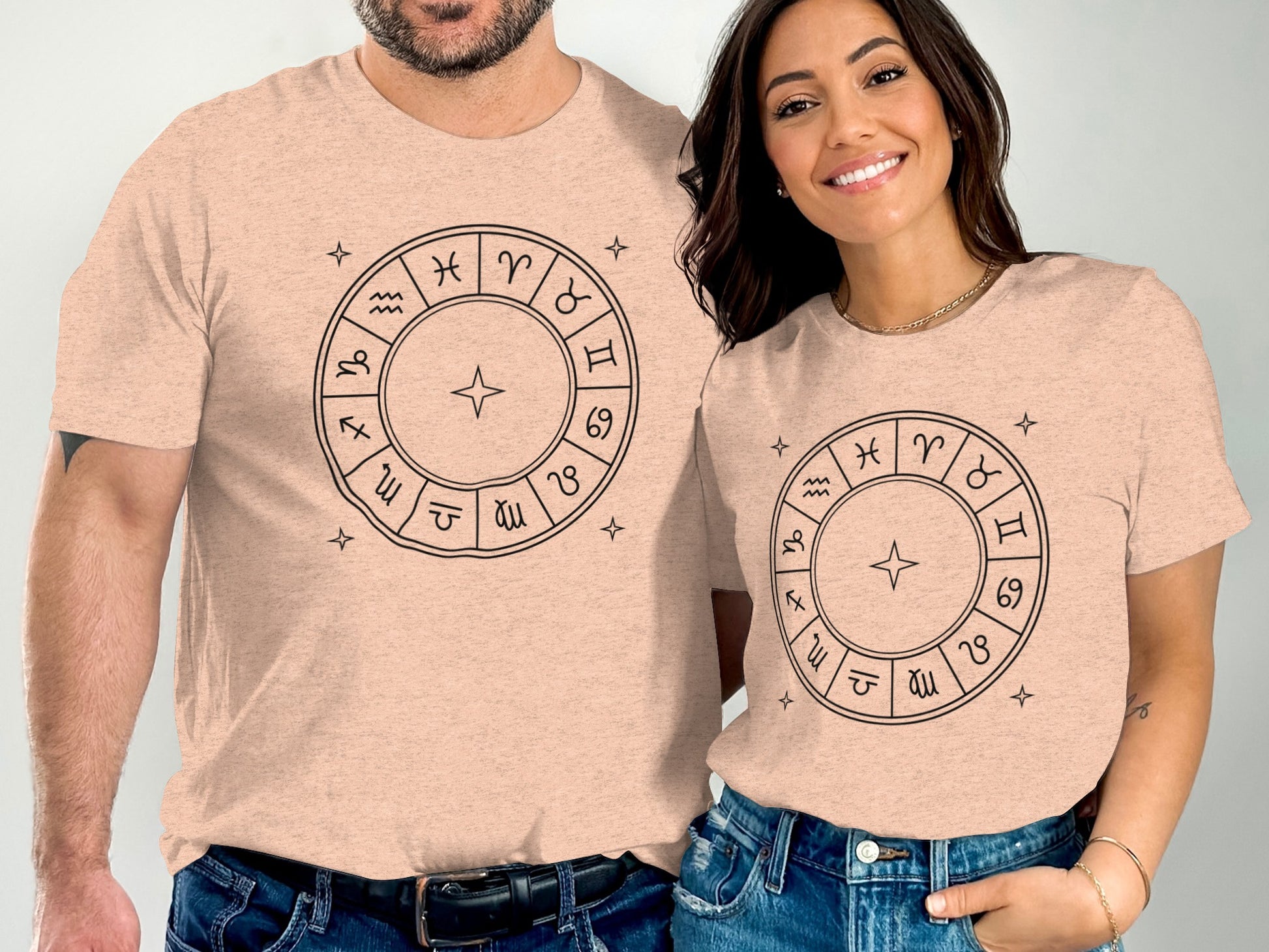 Zodiac Circle Unisex Astrology Tee Shirt