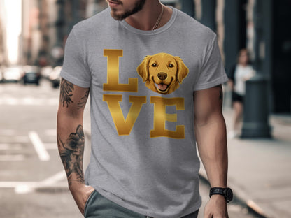 Love Dog Graphic Short-sleeve T-shirt product type
