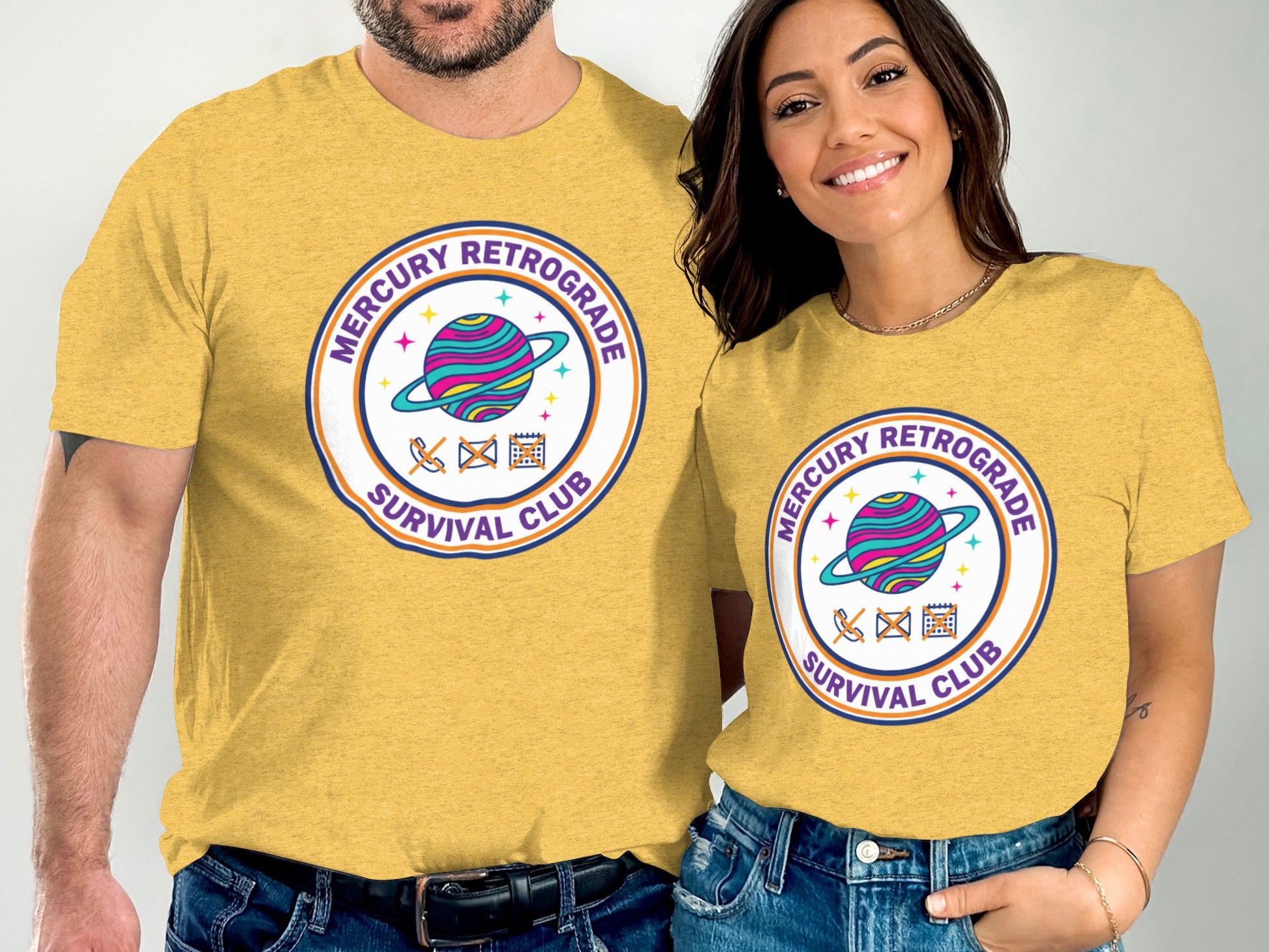 Mercury Retrograde Survival Club Graphic Tee