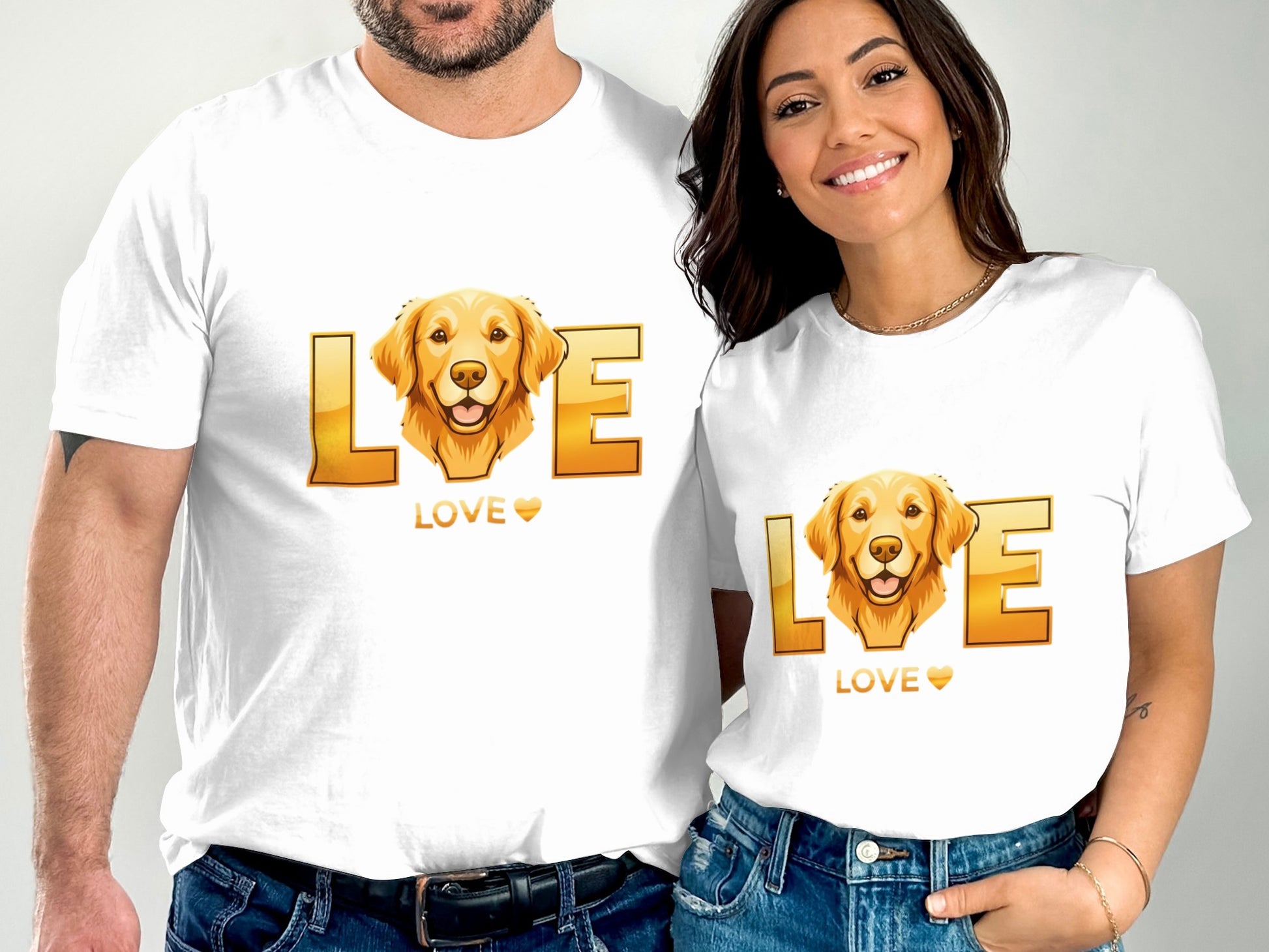 Golden Retriever Love Graphic Tee Shirt product