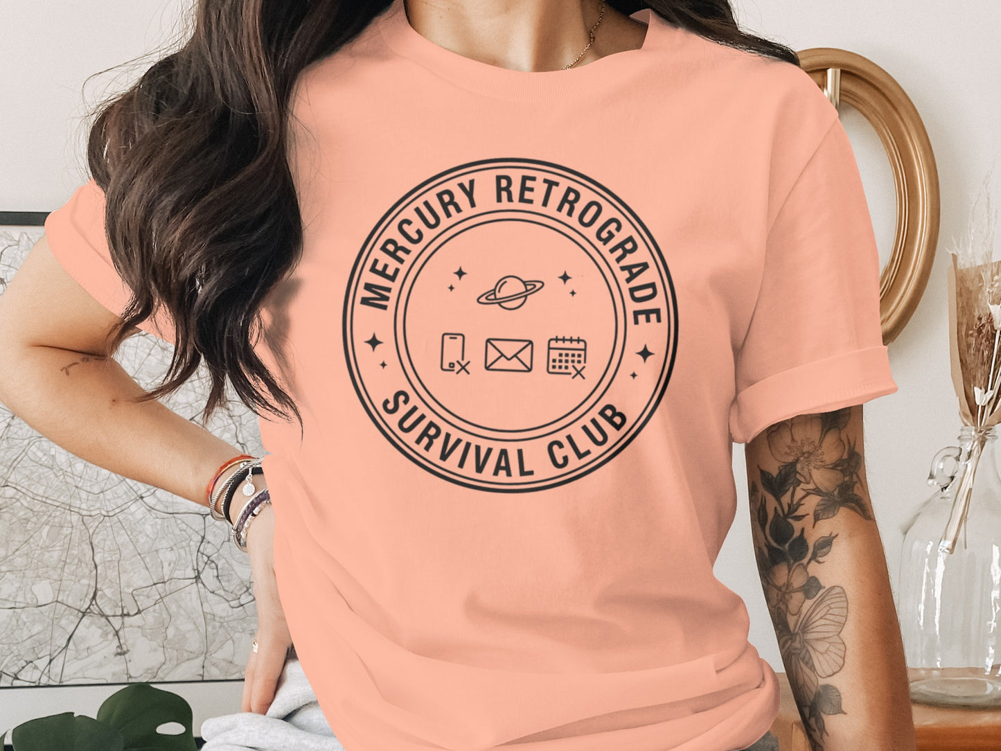 Mercury Retrograde Survival Club Fashion Apparel