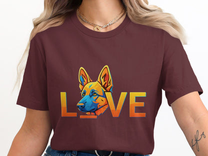 Love German Shepherd Graphic Tee product type