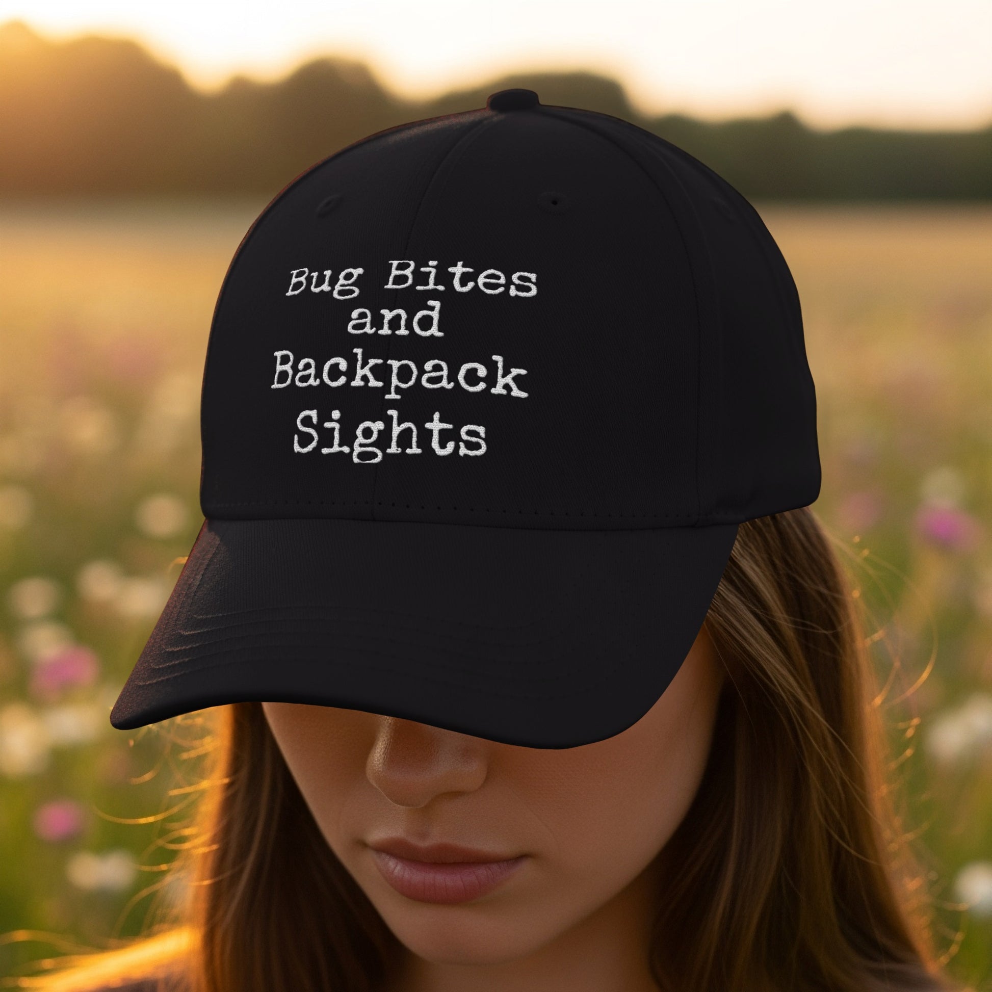 Bug Bites and Backpack Sights Hat Accessory