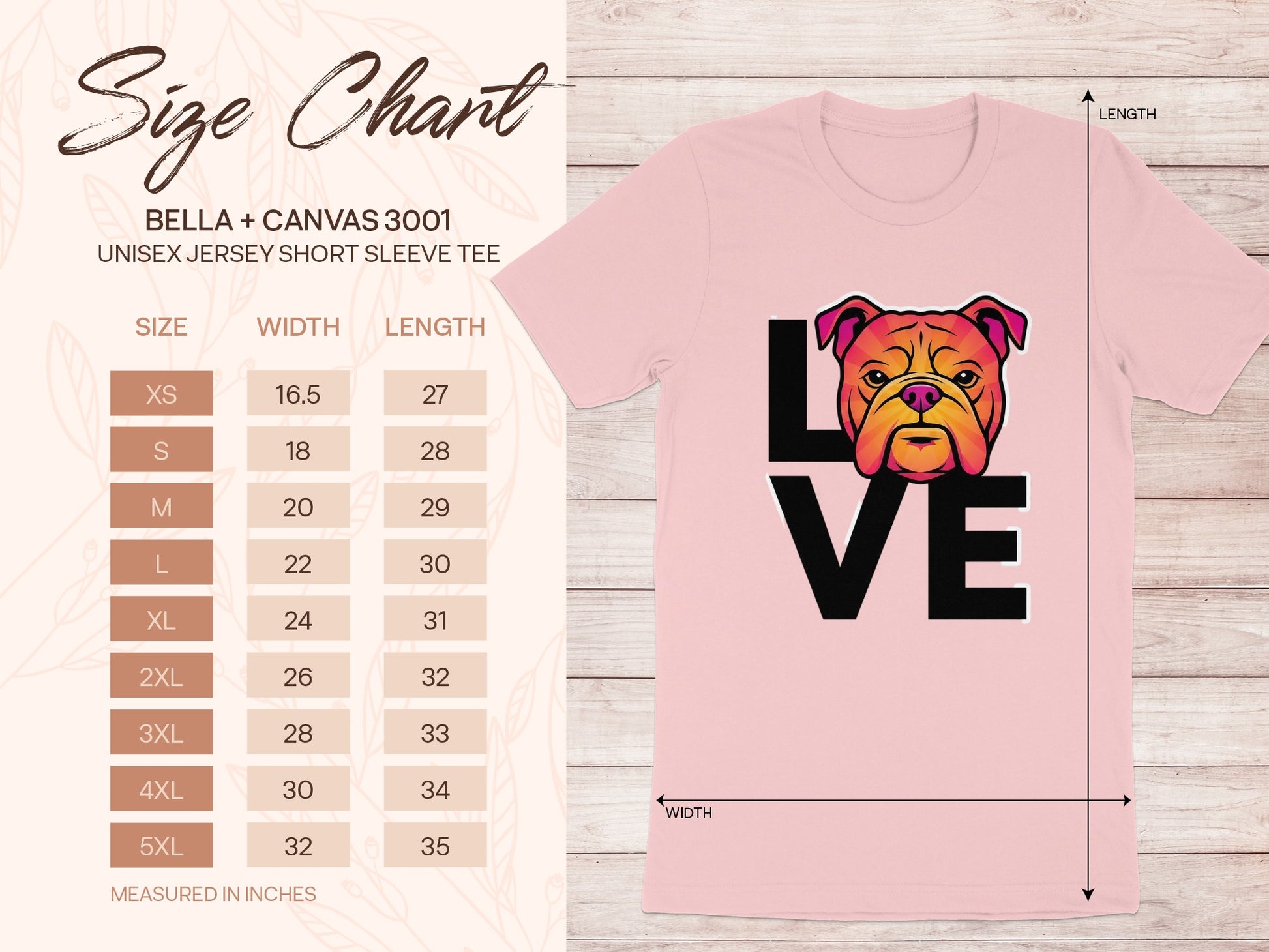 Cute Bulldog Face Love Design T-Shirt product