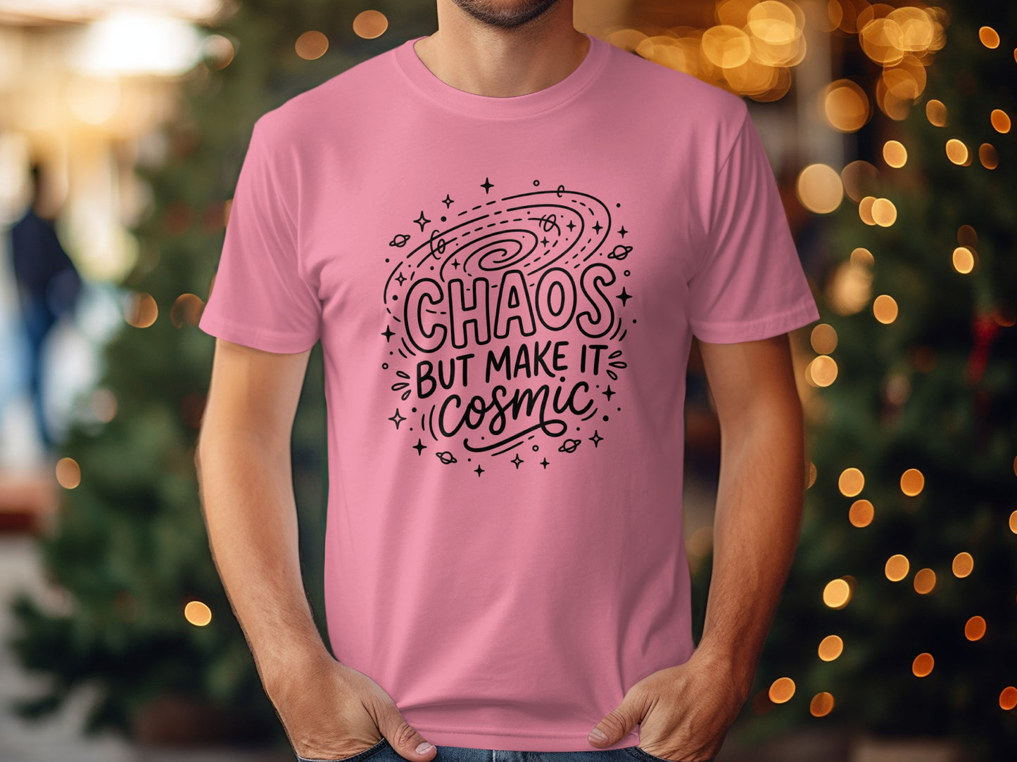 Chaos But Make It Cosmic design t-shirt
