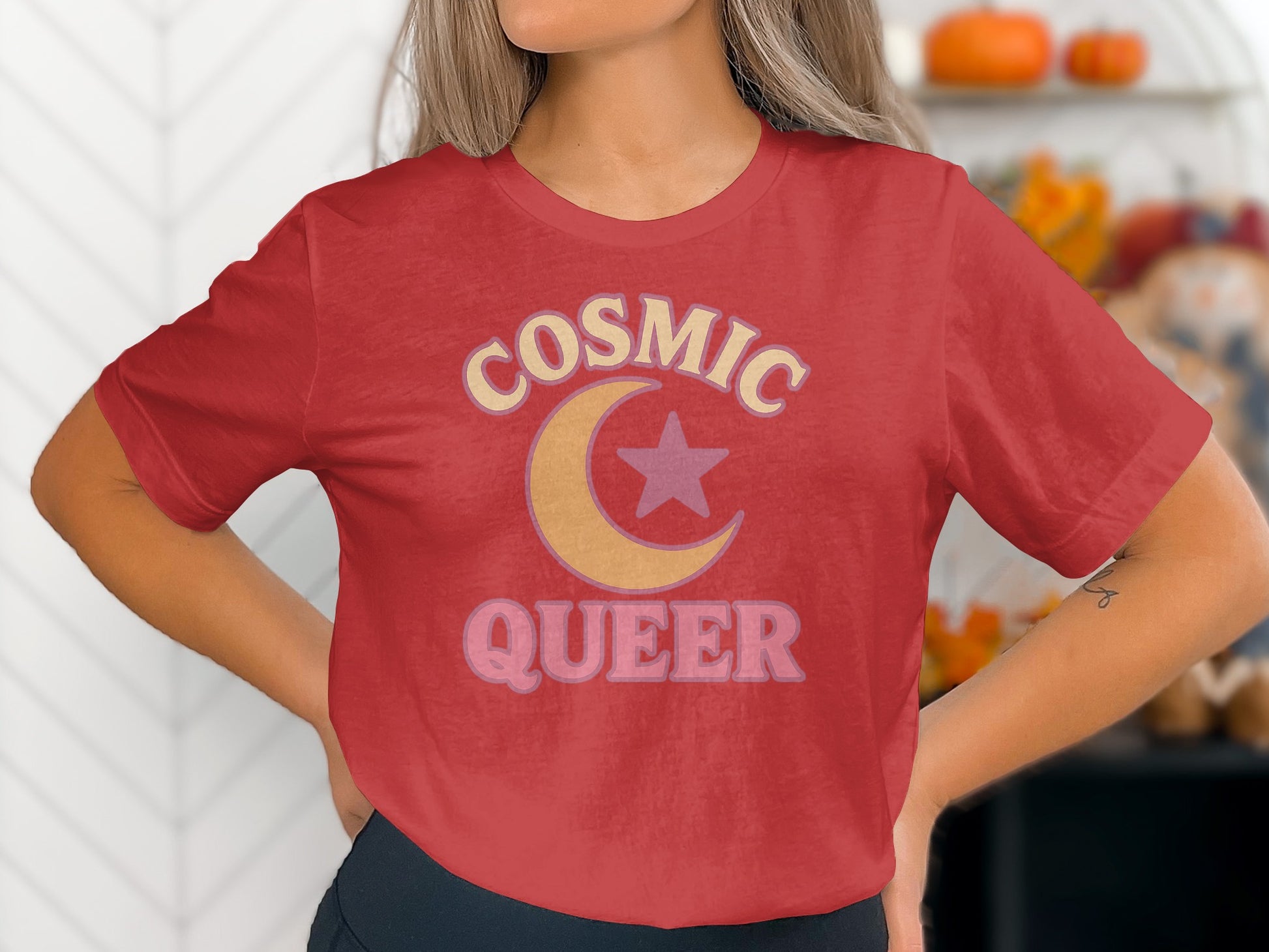 Cosmic Queer T-Shirt Bold Design Graphic Tee product type