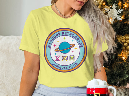 Mercury Retrograde Survival Club Styled Tee