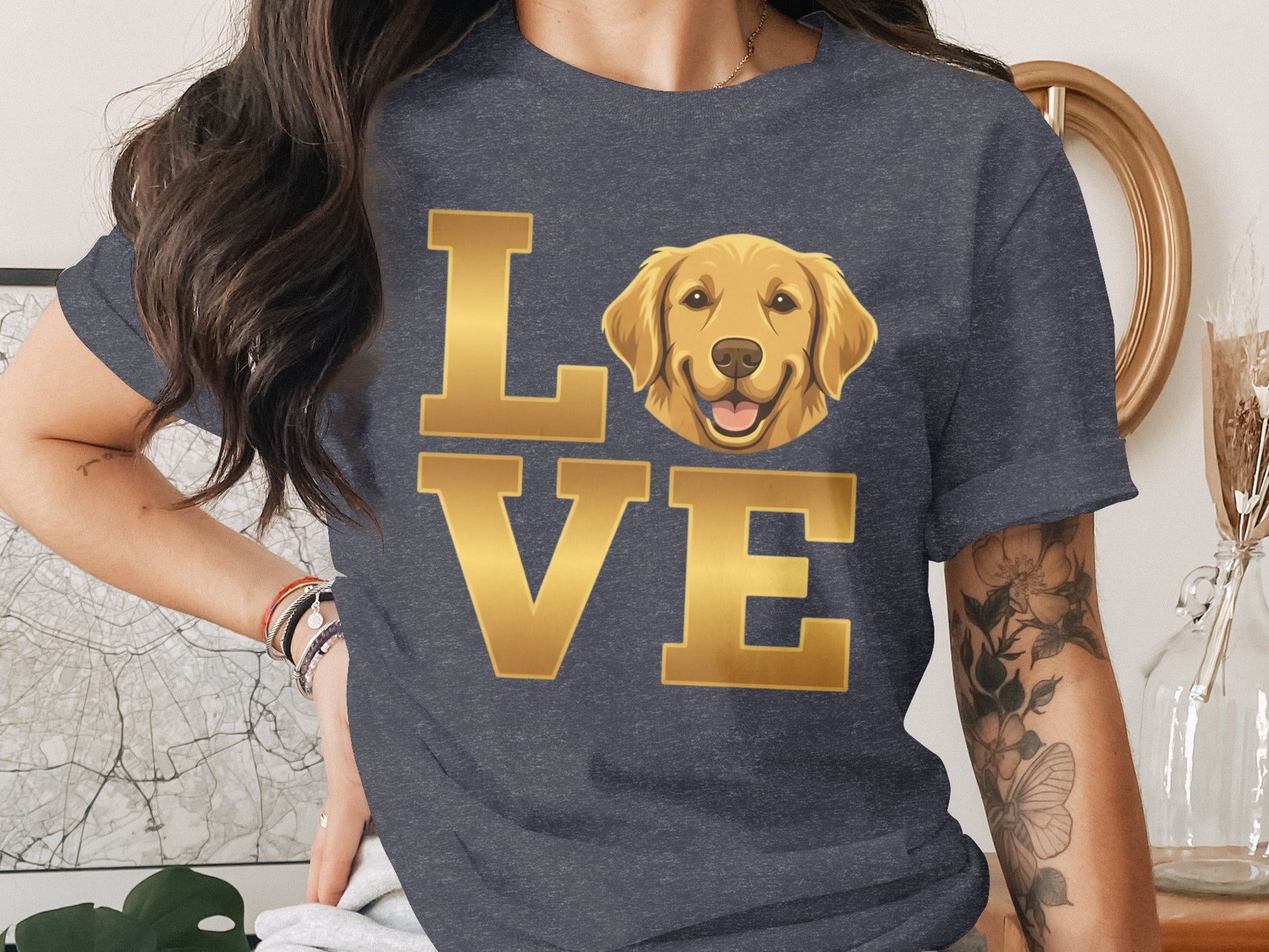 Golden Retriever Love Graphic T-shirt product