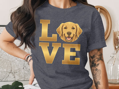 Golden Retriever Love Graphic T-shirt product