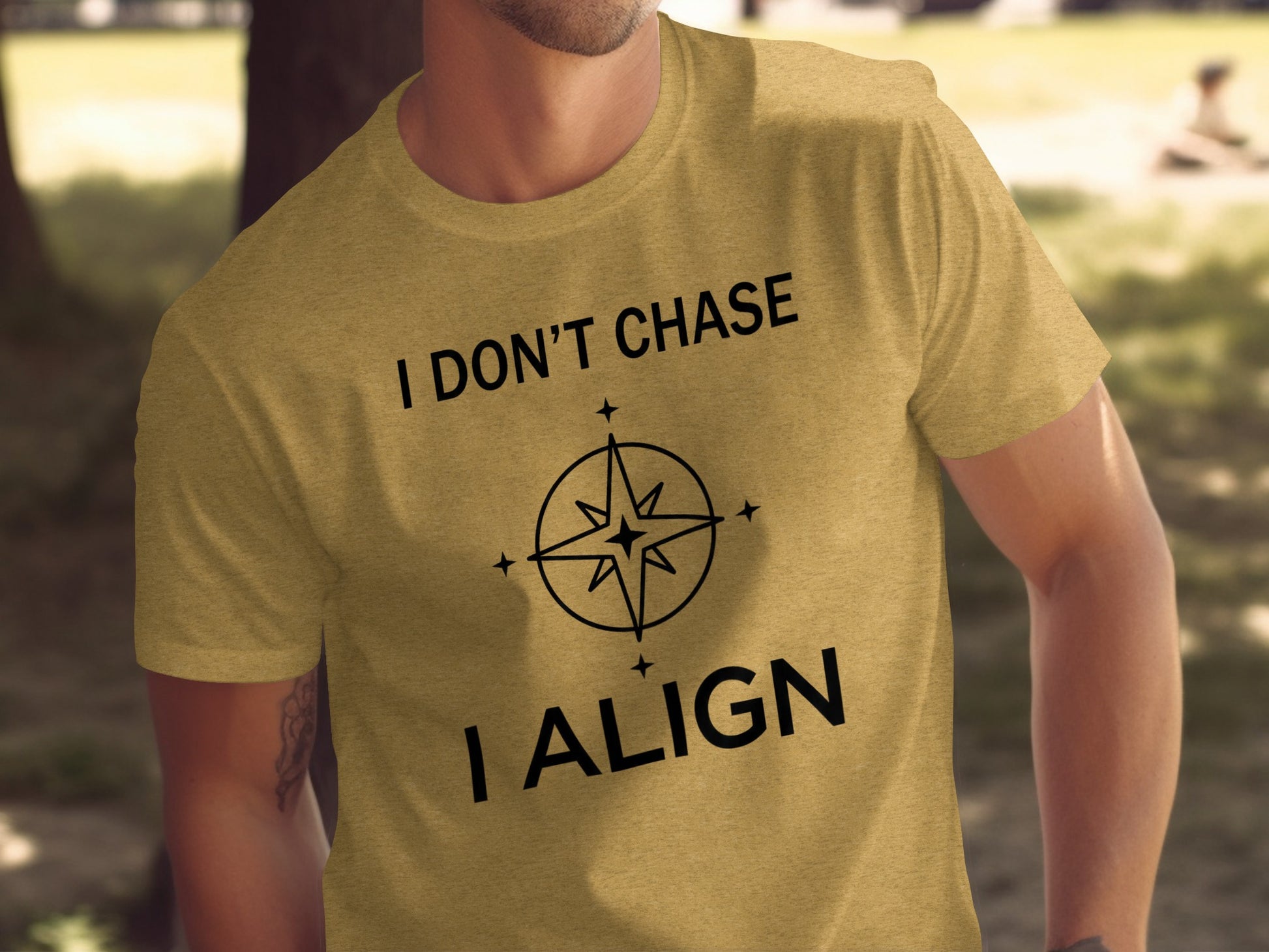 I Don't Chase I Align Motivational T-Shirt product