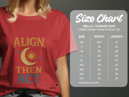 Align Then Act Inspirational T-Shirt product type