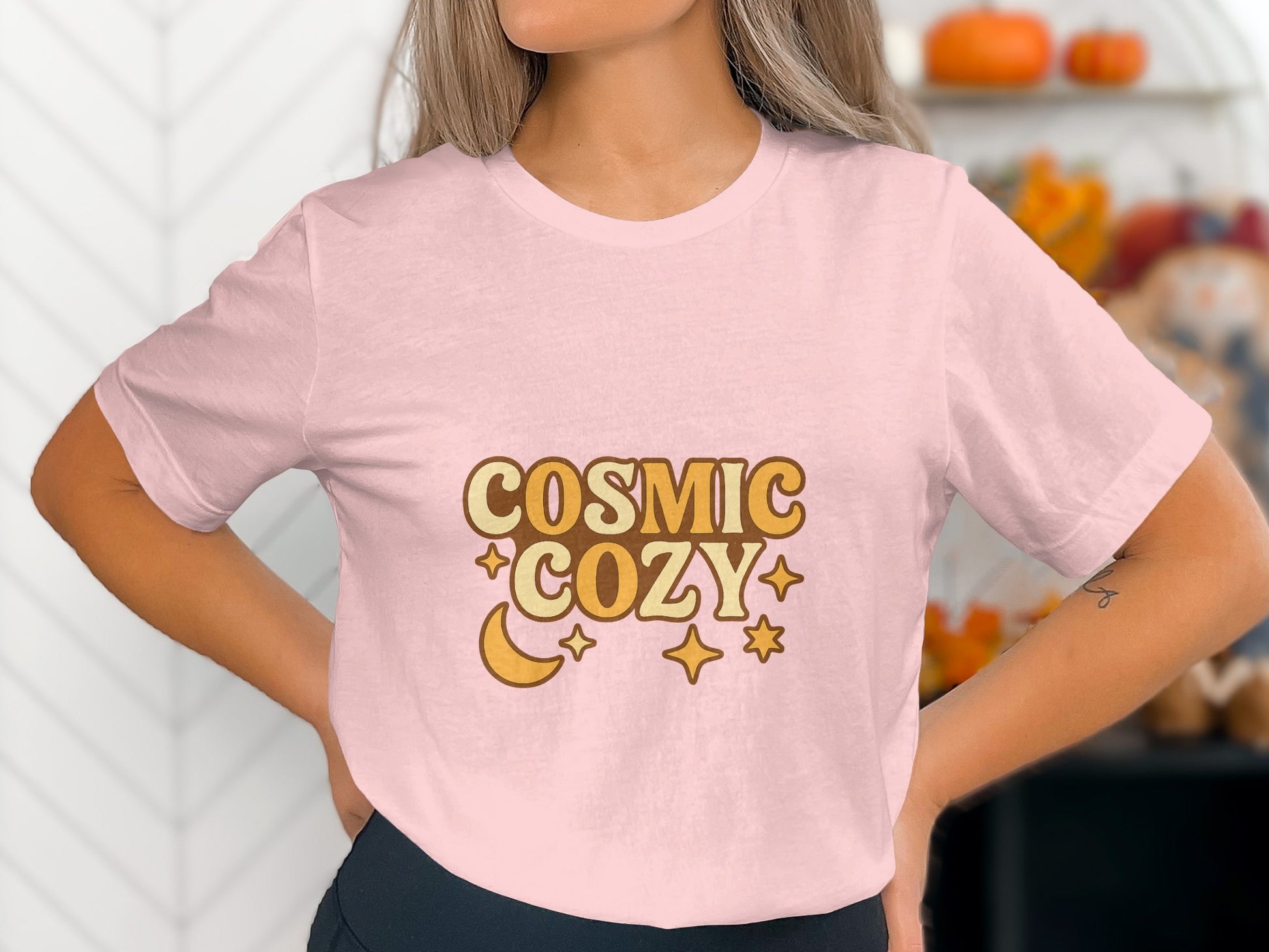 Cosmic Cozy Moon and Stars Graphic T-shirt product type
