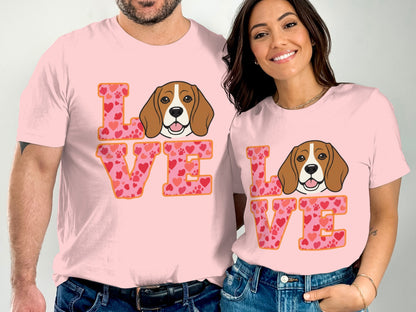 Matching Love Dog Graphic T-Shirts Couple Wear product type