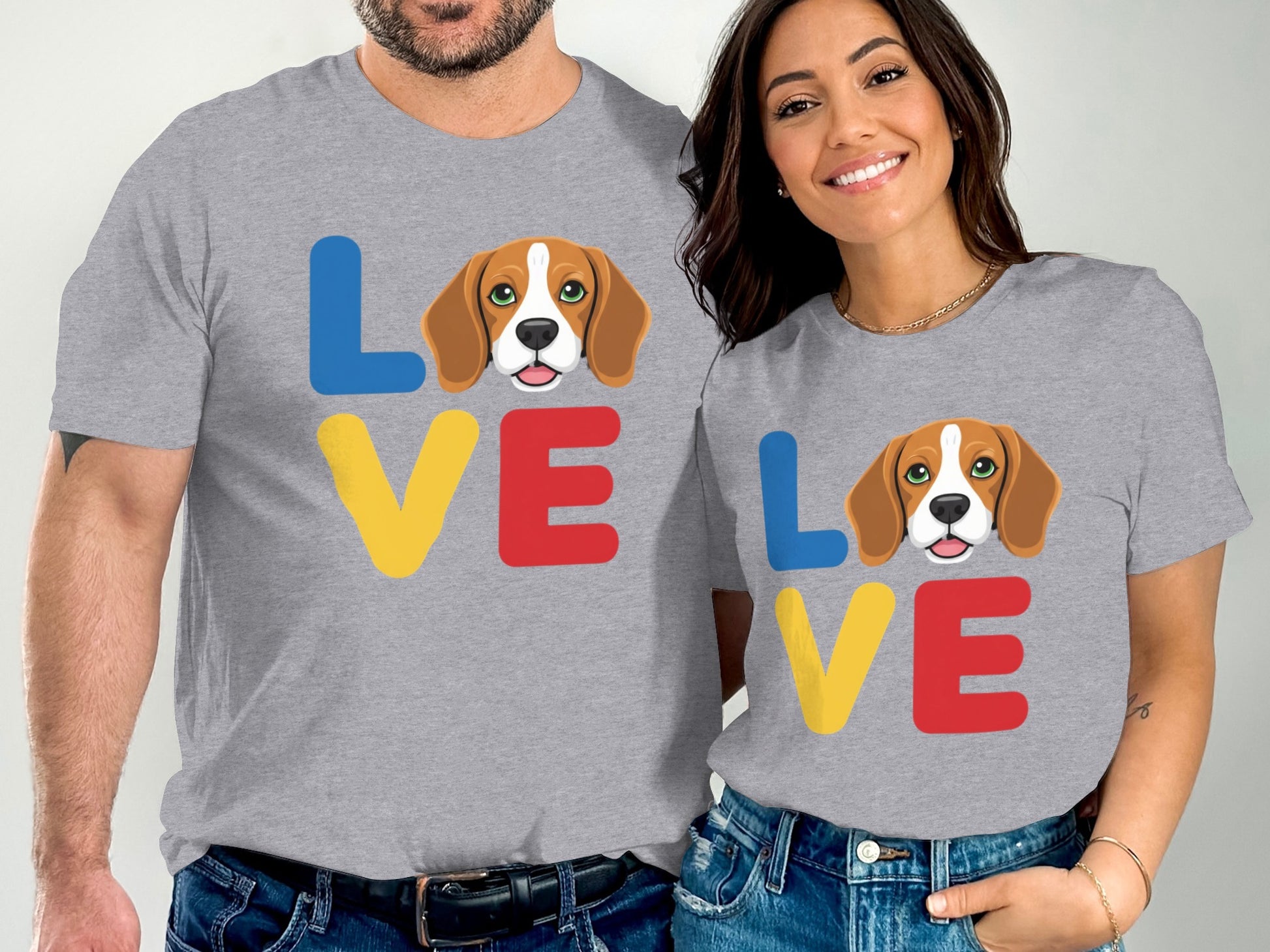 Beagle Love Graphic Design T-shirt product type