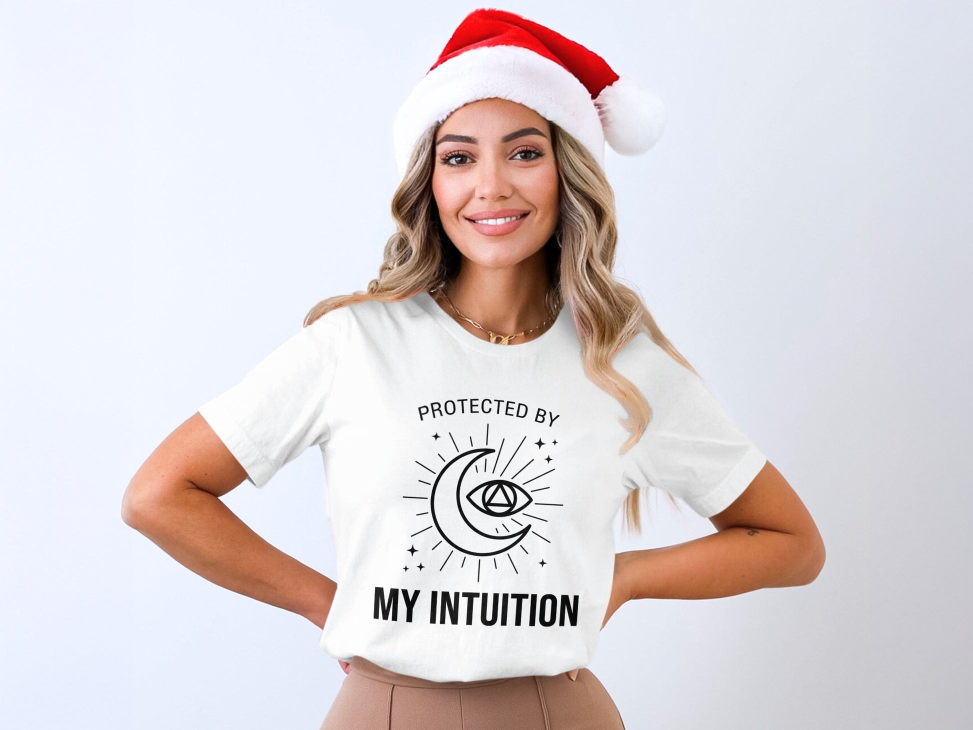 Protected by My Intuition Christmas T-Shirt