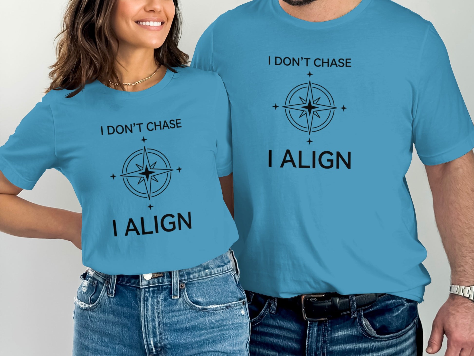 I Don't Chase I Align Inspirational T-Shirt