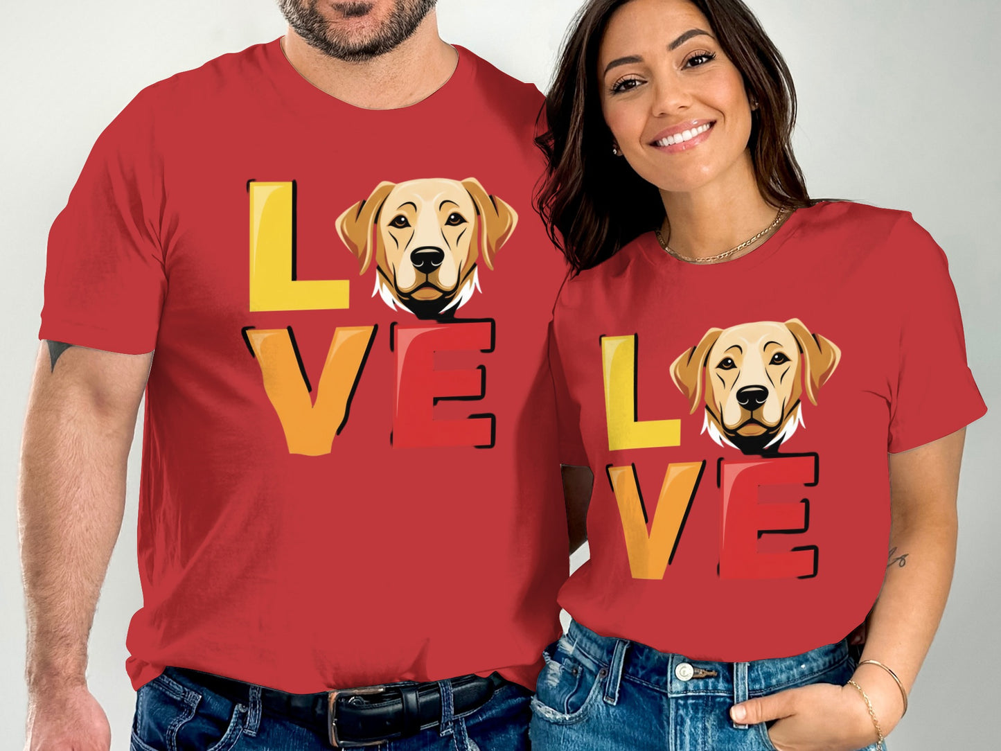 Love Labrador Dog Printed Graphic T-shirt product