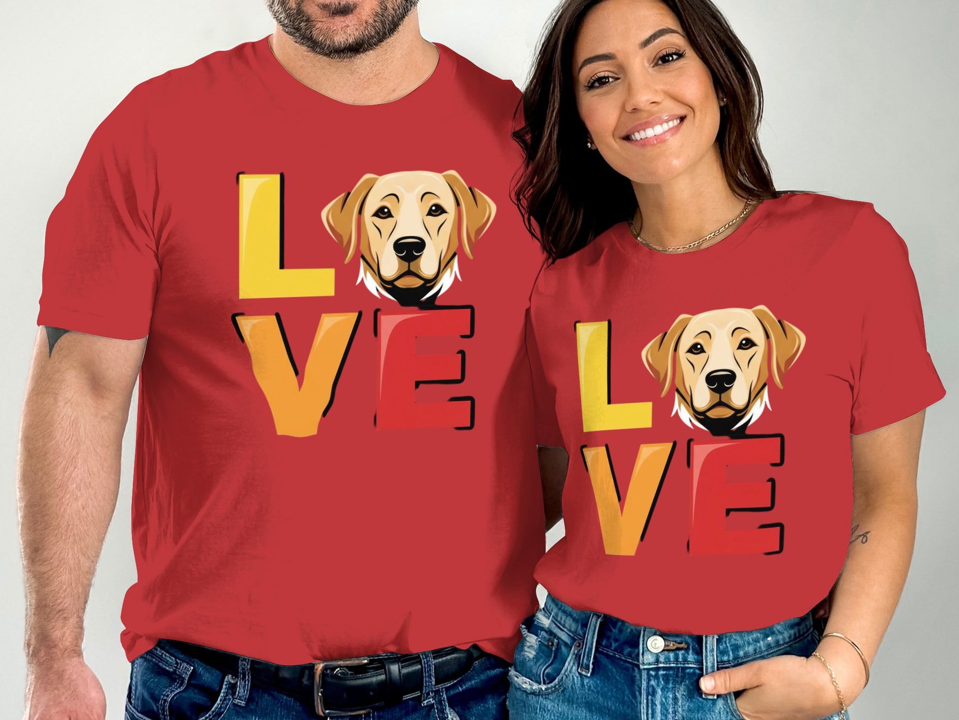 Love Labrador Dog Printed Graphic T-shirt product