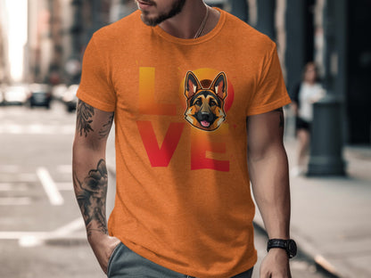 Love German Shepherd Graphic T-Shirt product