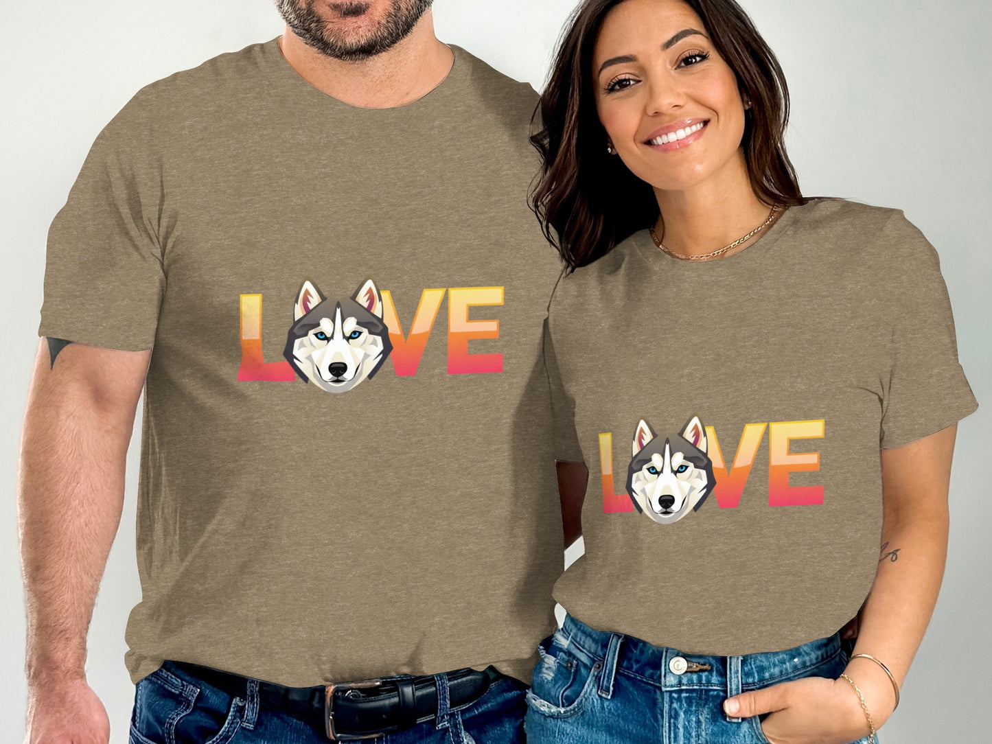 Love Husky Graphic Design T-shirt product