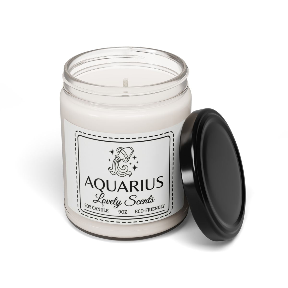 Lovely Scents Aquarius Zodiac Soy Candle Product