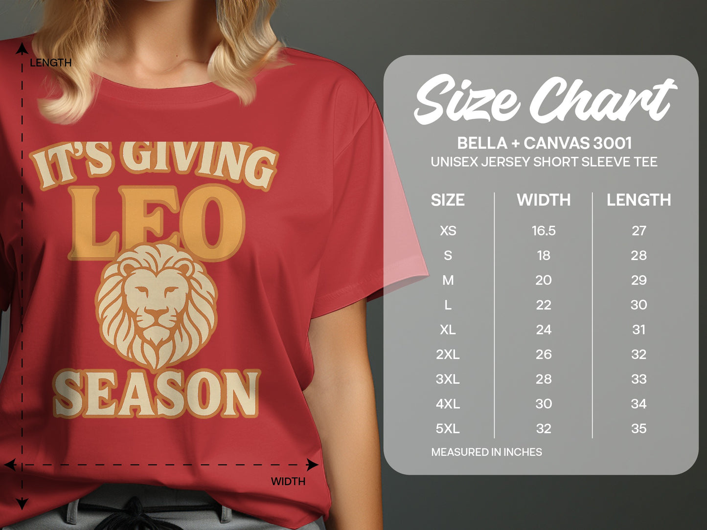 It's Giving Leo Season Unisex Jersey Short Sleeve product type