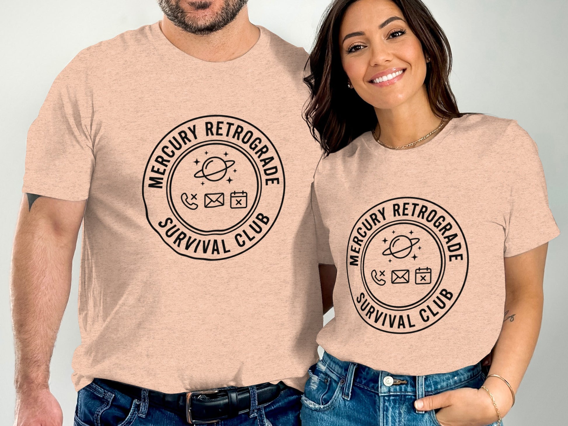 Mercury Retrograde Survival Club Matching T-Shirts