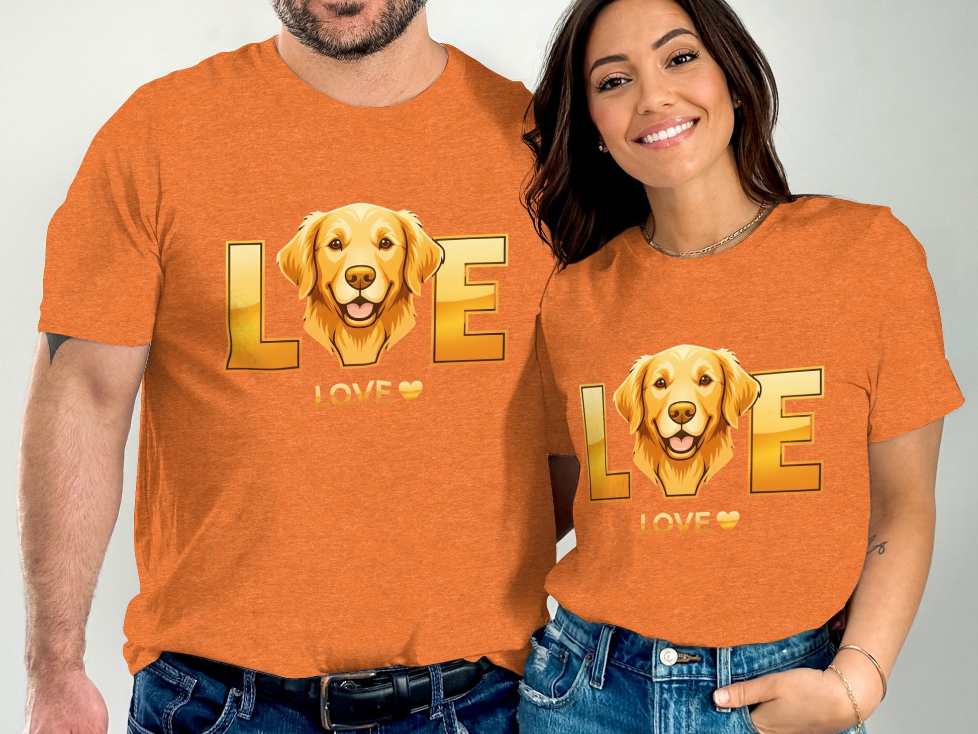 Golden Retriever Love Graphic T-Shirt for Dog Lovers product