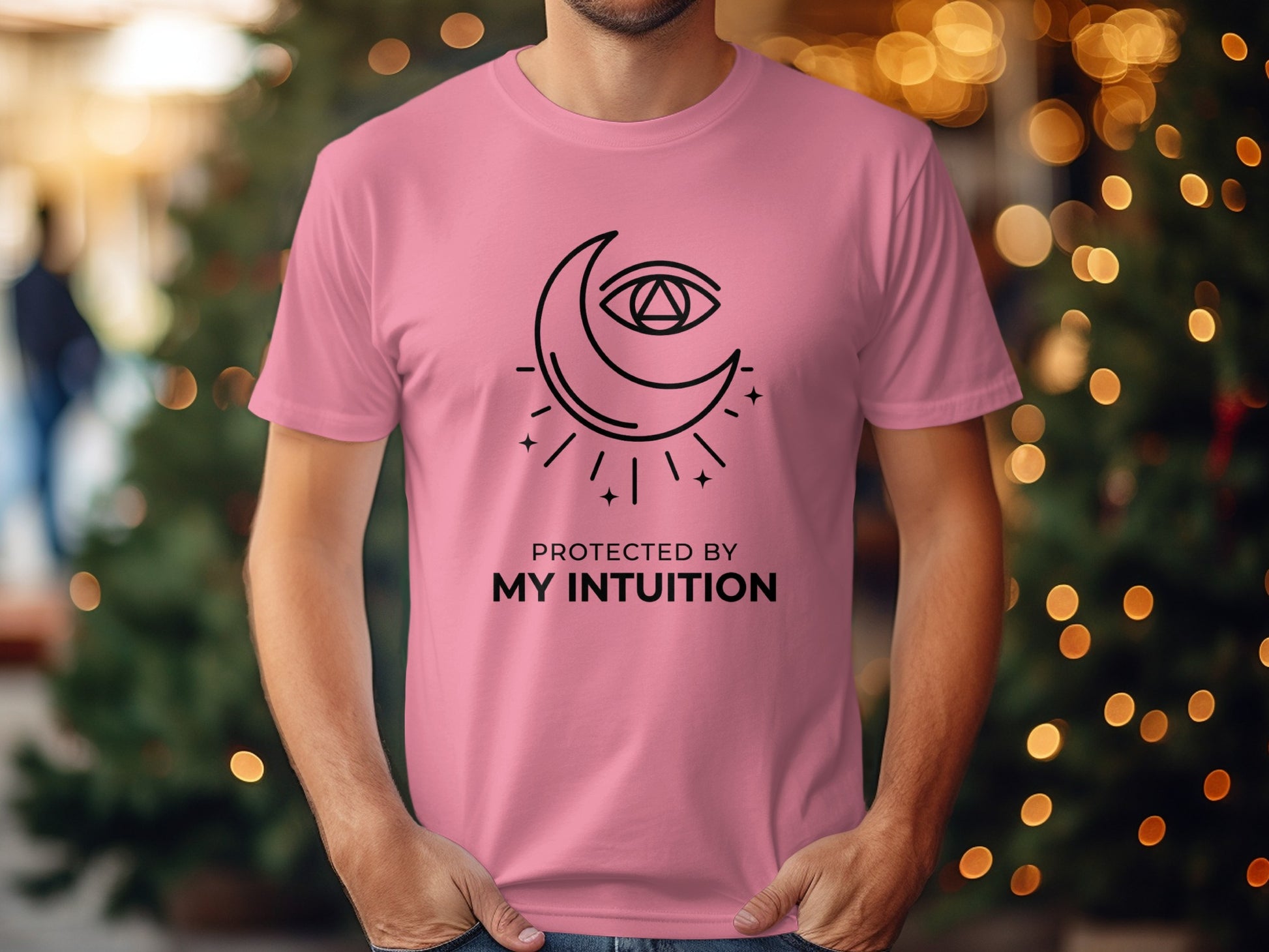 Protected By My Intuition Pink T-Shirt Product