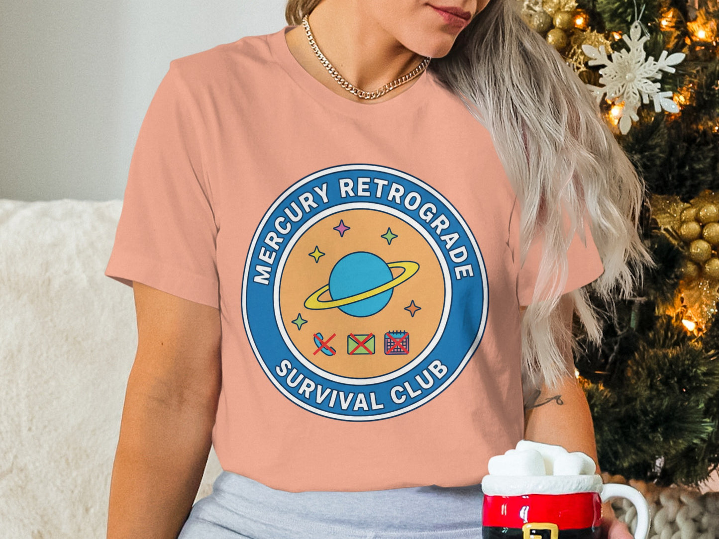 Mercury Retrograde Survival Club Graphic Shirt