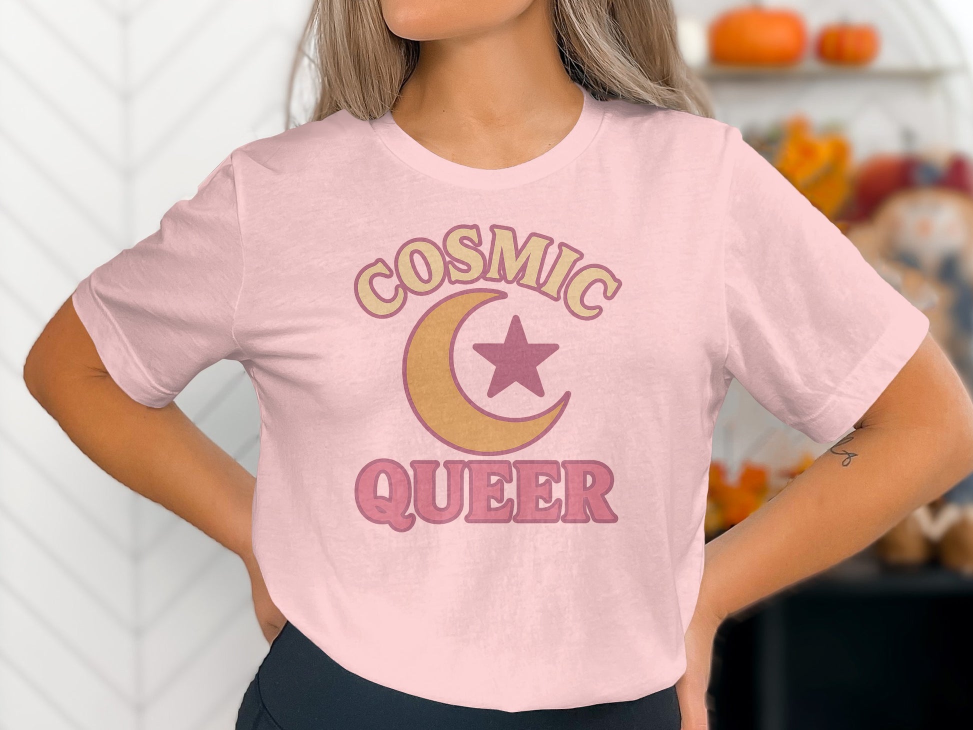 Cosmic Queer Graphic Tee for Unique Style product type